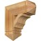 Ekena Millwork Balboa Arts & Crafts Rough Sawn Bracket, Western Red Cedar, 6"W x 18"D x 18"H BKT06X18X18BOA03RWR - alternate 1